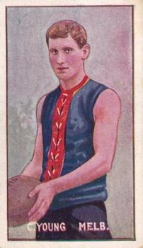 1905-06 Sniders & Abrahams Standard Cigarettes Series B - VFL #NNO Charlie Young Front